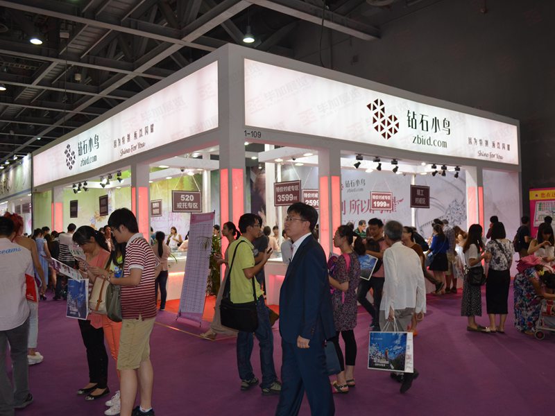 鉆石小鳥婚博會設(shè)計搭建 鉆石小鳥婚博會設(shè)計搭建