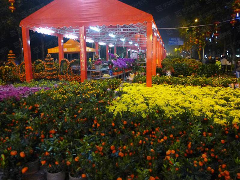 廣州蘿崗迎春花市搭建 廣州蘿崗迎春花市搭建