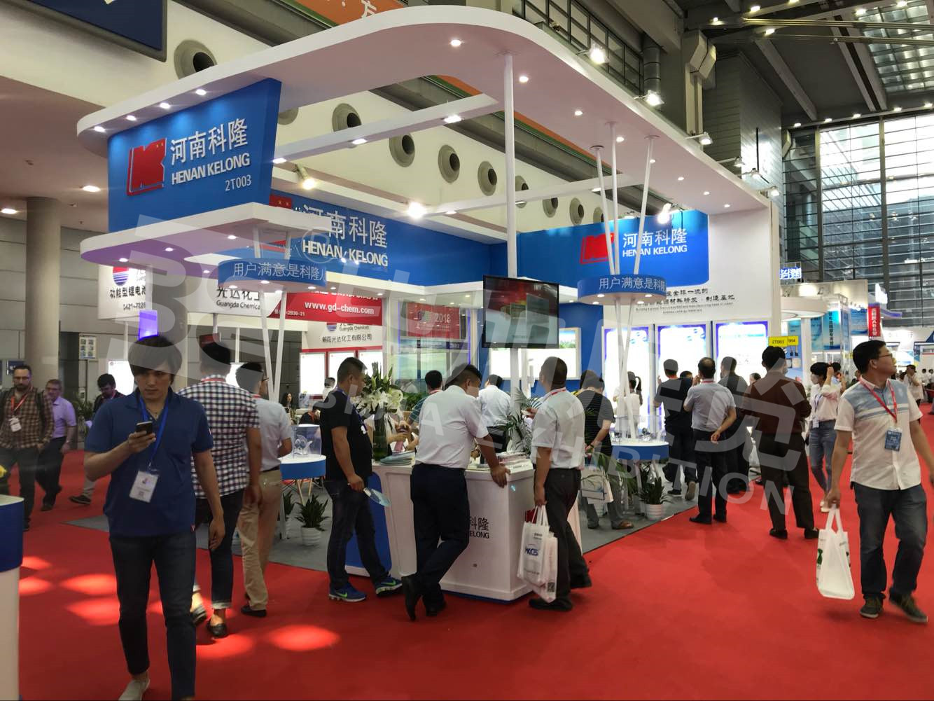 河南科隆—電池展展臺設計 河南科隆—電池展展臺設計