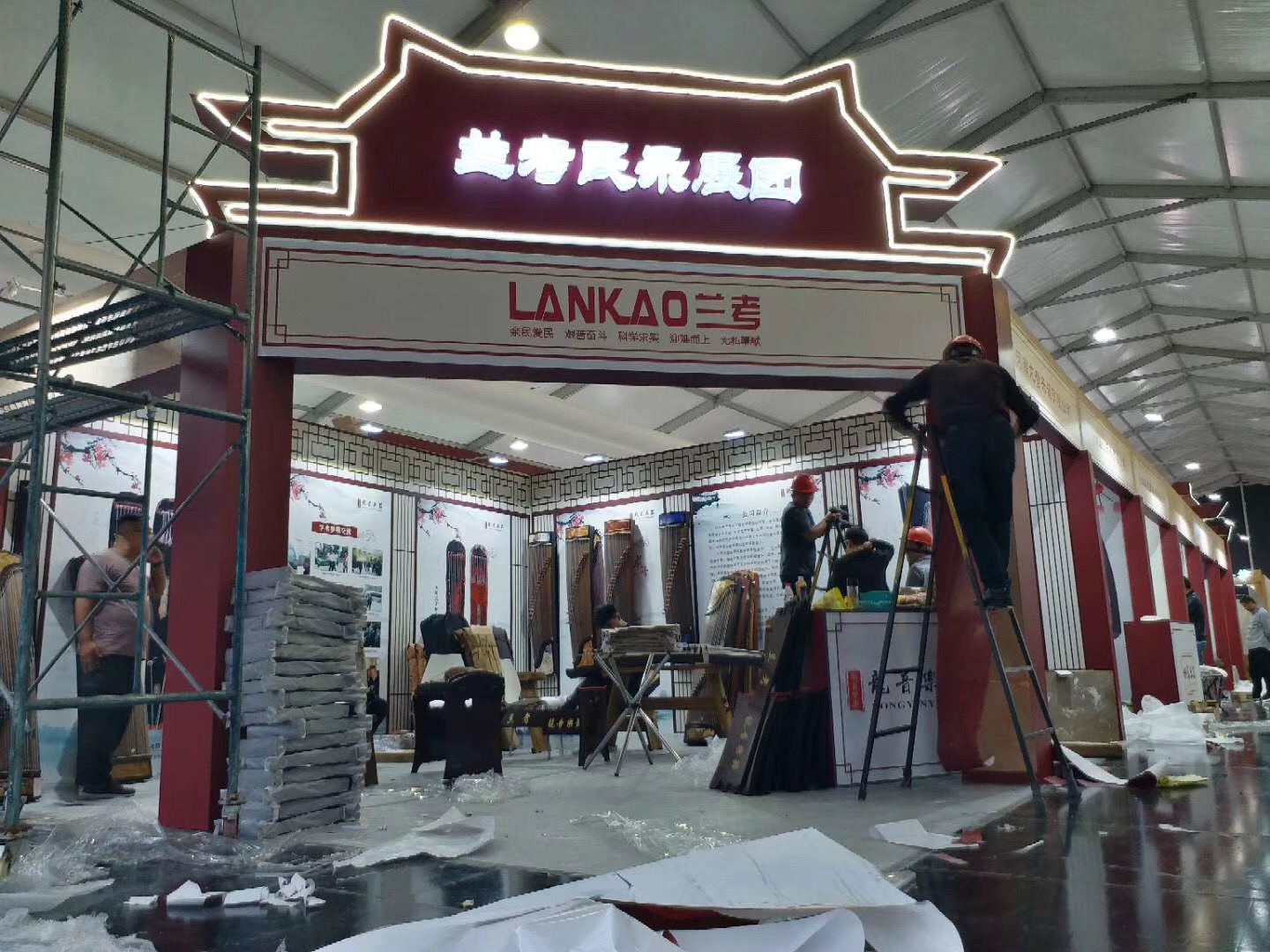 蘭考民樂展臺(tái)——樂器展展位搭建 蘭考民樂展臺(tái)——樂器展展位搭建