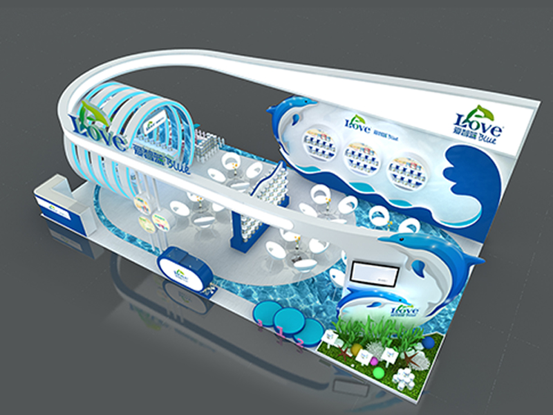 愛智藍——嬰童展展臺搭建 愛智藍——嬰童展展臺搭建