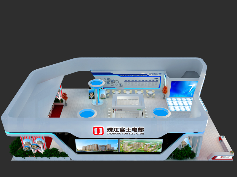 珠江富士電梯——電梯展展覽設(shè)計(jì) 珠江富士電梯——電梯展展覽設(shè)計(jì)