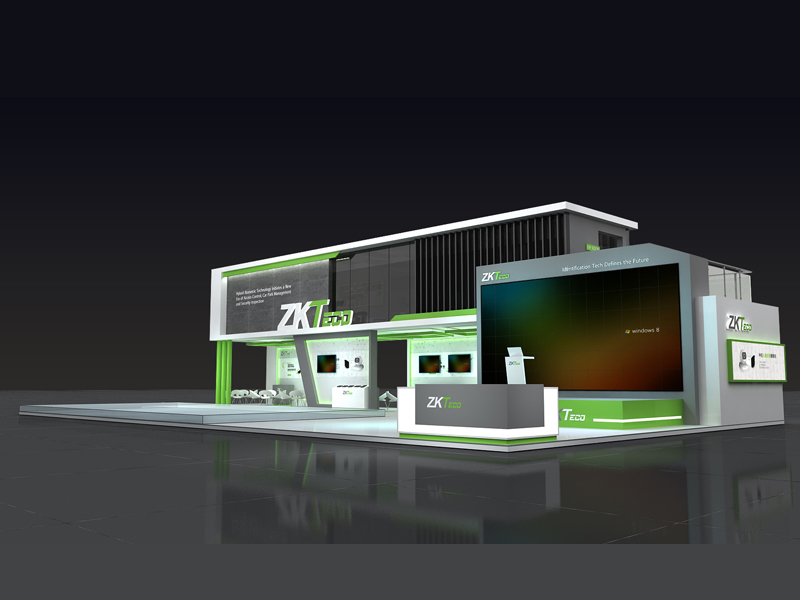 中控科技——安防展臺(tái)設(shè)計(jì)布置 中控科技——安防展臺(tái)設(shè)計(jì)布置