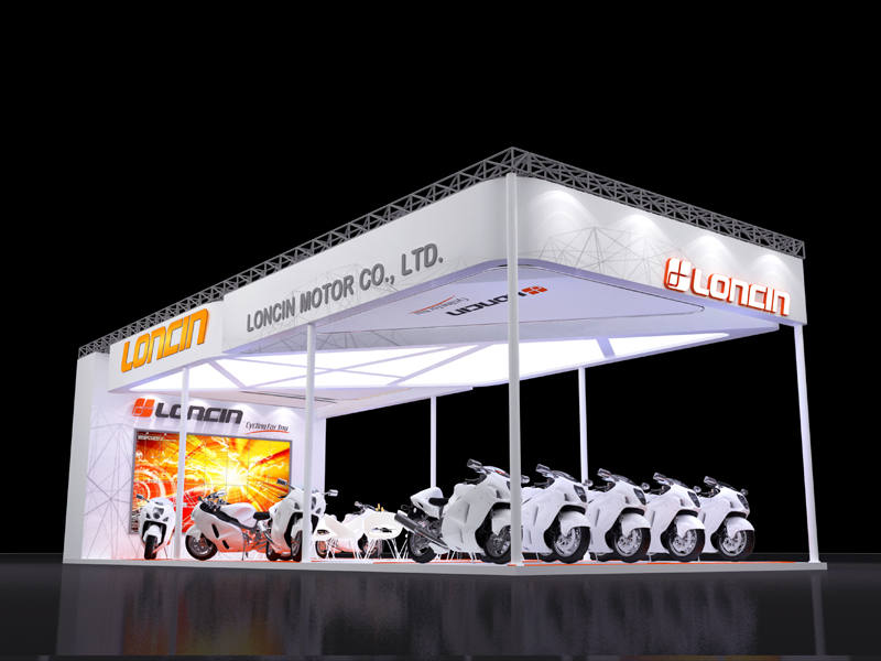 隆鑫通用——汽車摩托車展搭建 隆鑫通用——汽車摩托車展搭建