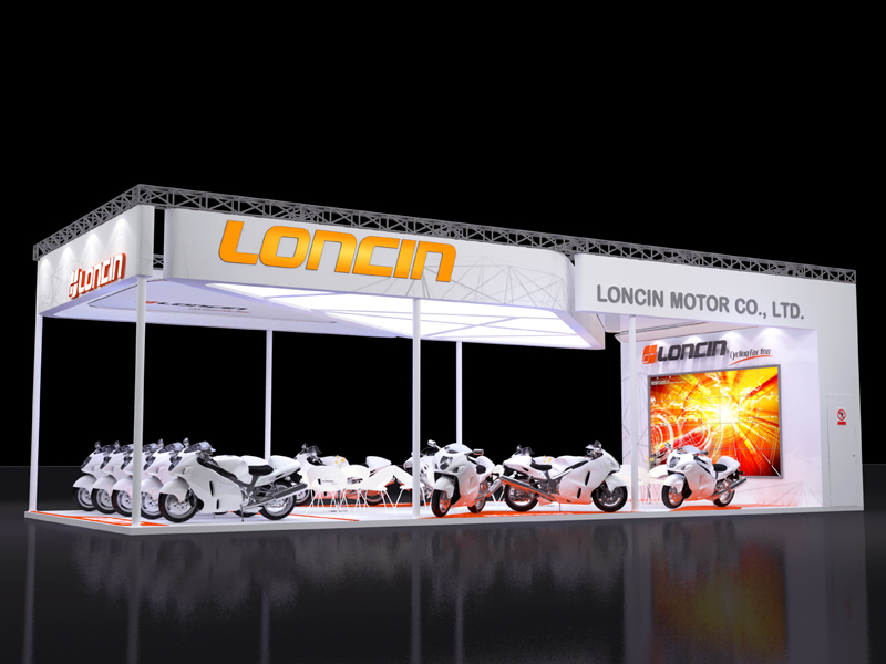 隆鑫通用——汽車摩托車展搭建 隆鑫通用——汽車摩托車展搭建