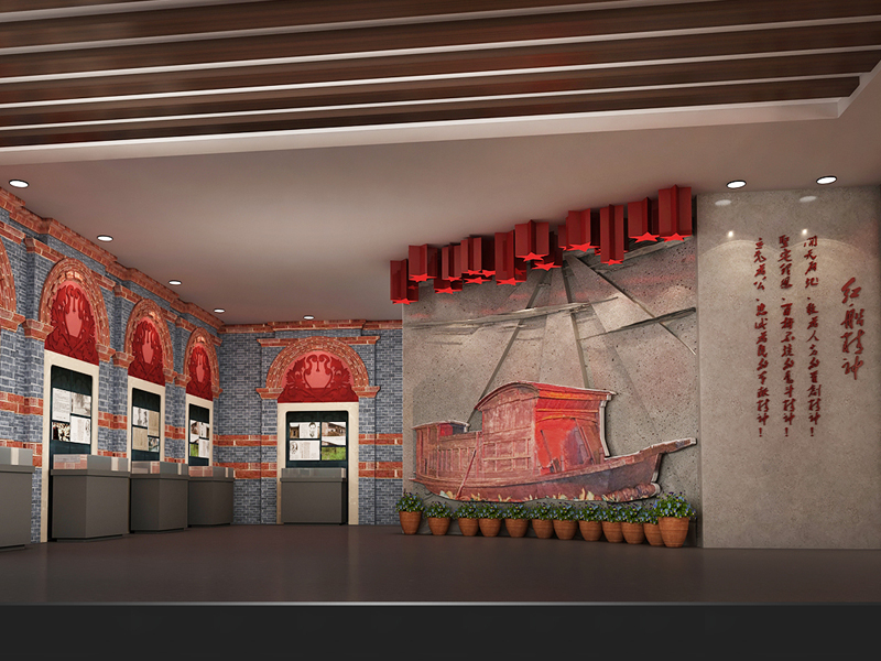 紅星門頭溝——黨建展廳展覽館設(shè)計(jì)裝修