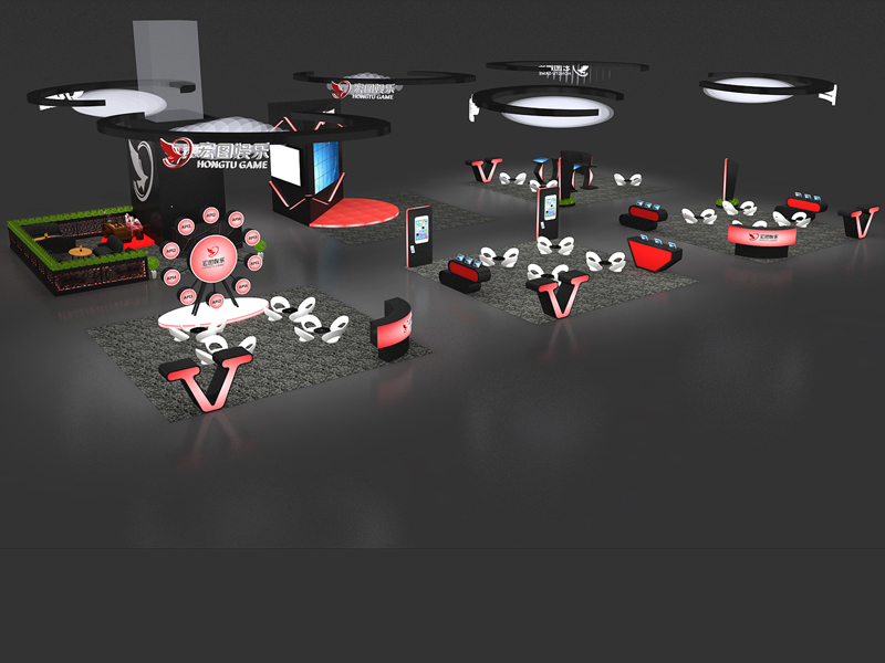 宏圖娛樂——游戲展臺(tái)設(shè)計(jì)搭建 宏圖娛樂——游戲展臺(tái)設(shè)計(jì)搭建